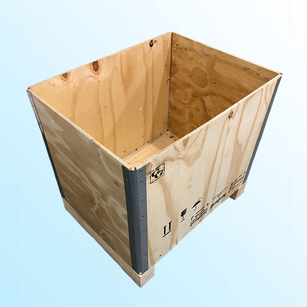 Caja de madera plegable